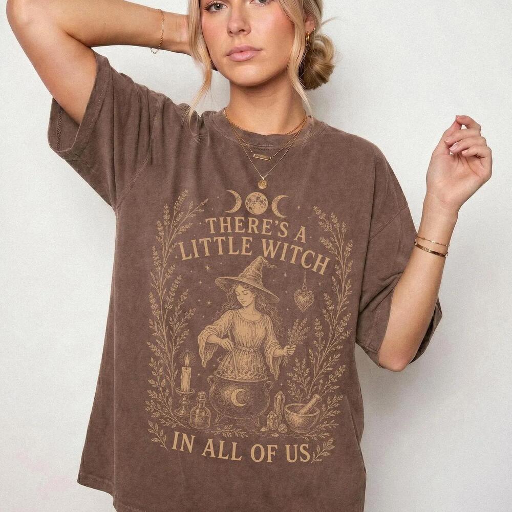ThereS A Little Witch In All Of Us Shirt, Witchcore Shirts, Magic